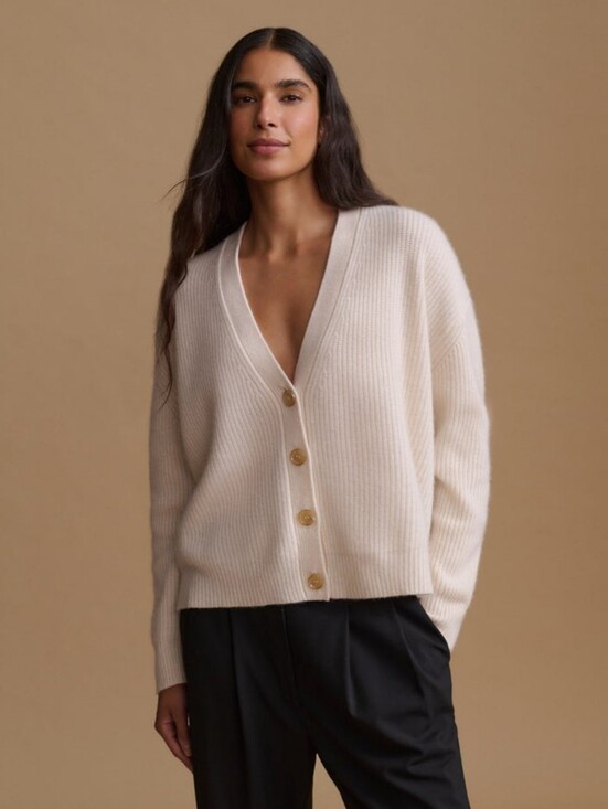 Jenni Kayne Sweaters - Jenni Kayne Cropped Cashmere Cocoon Cardigan